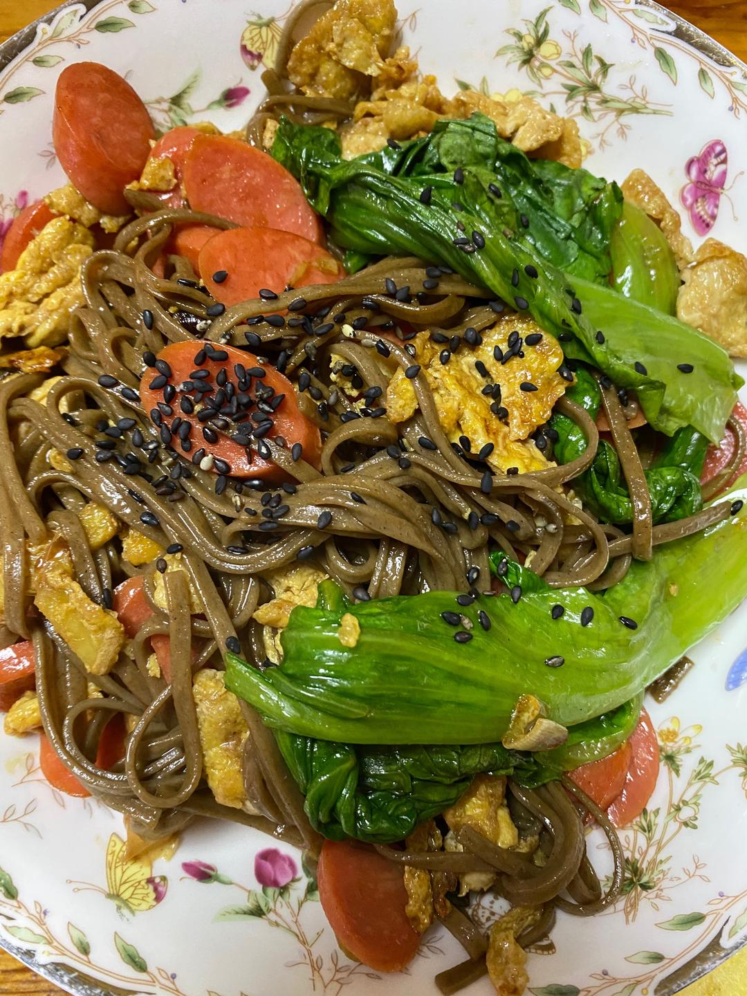 适合减脂期的炒荞麦面❤️的做法