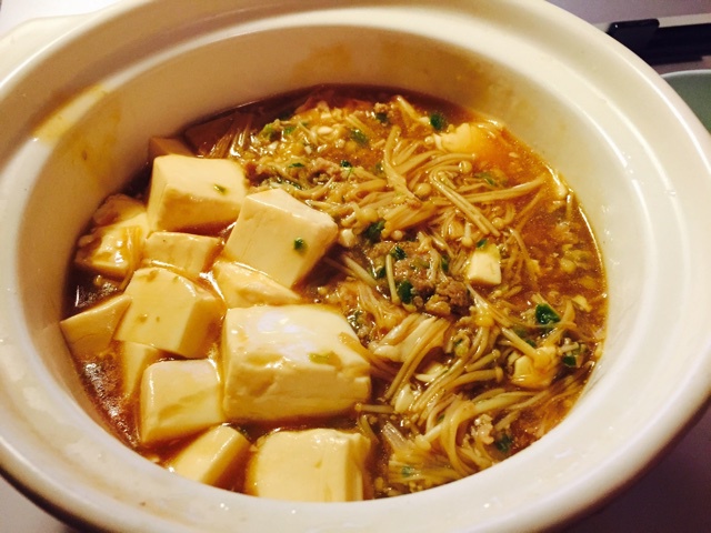 金针菇豆腐 素食也可以如此美味！