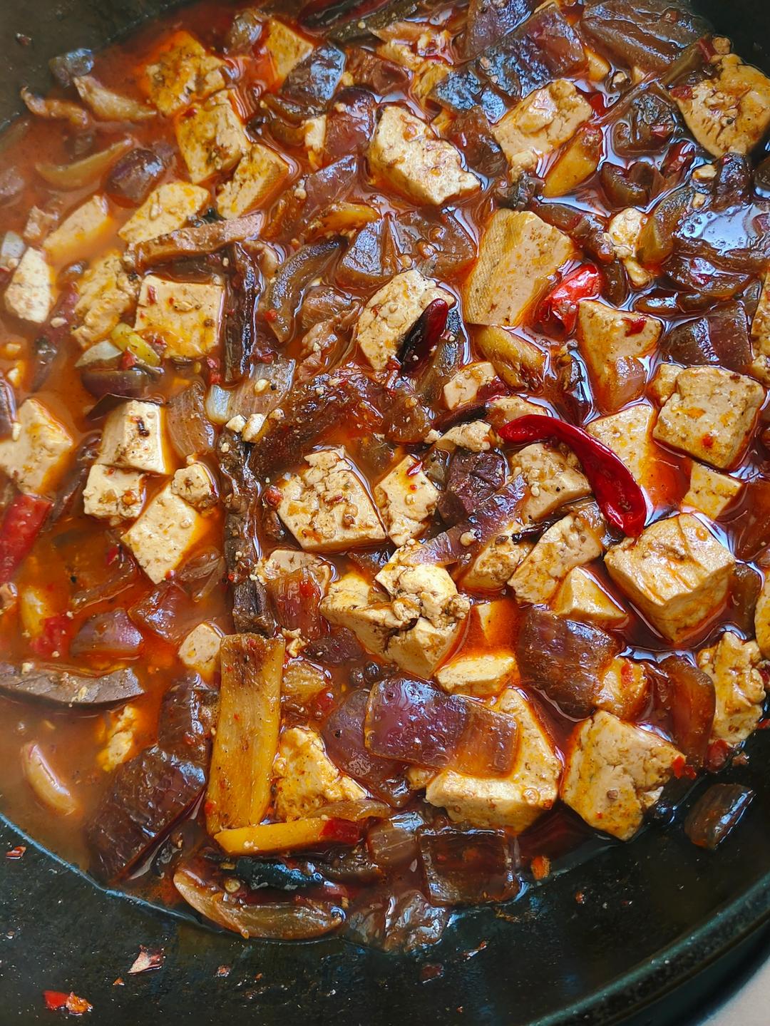 香辣牛杂煲