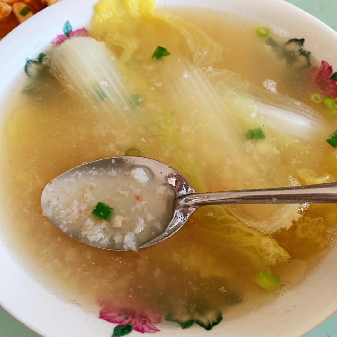 娃娃菜虾滑