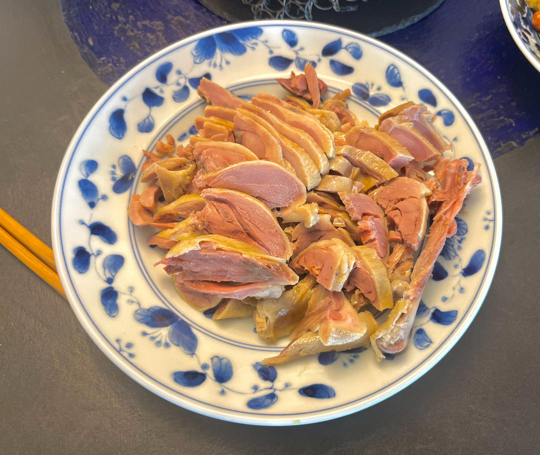 首次成功的盐水鸭腿