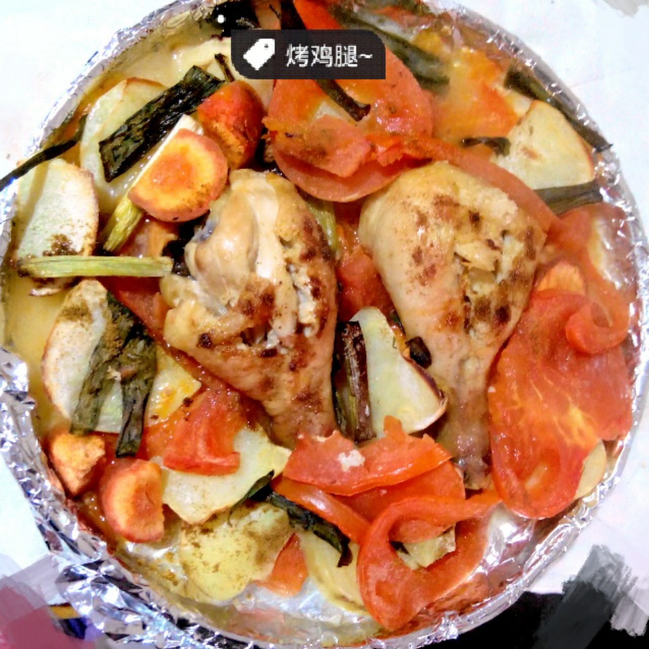 番茄大蒜香草烤鸡腿（庄祖宜）