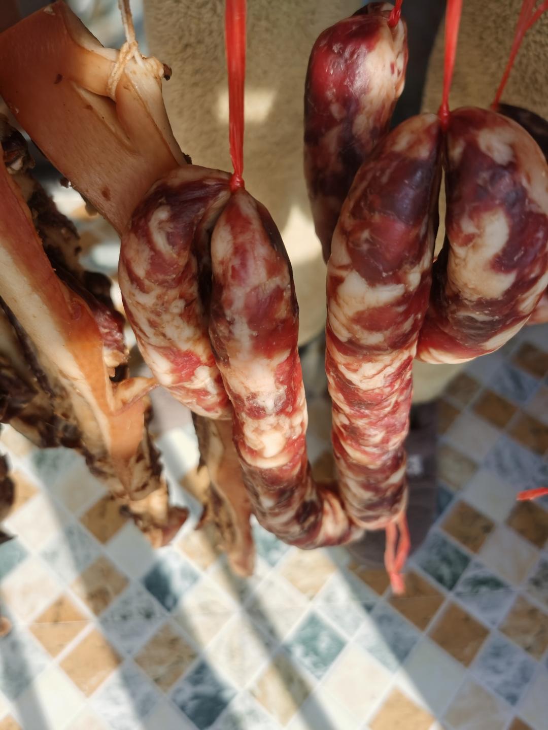 自制腊肠，灌香肠，苏式香肠