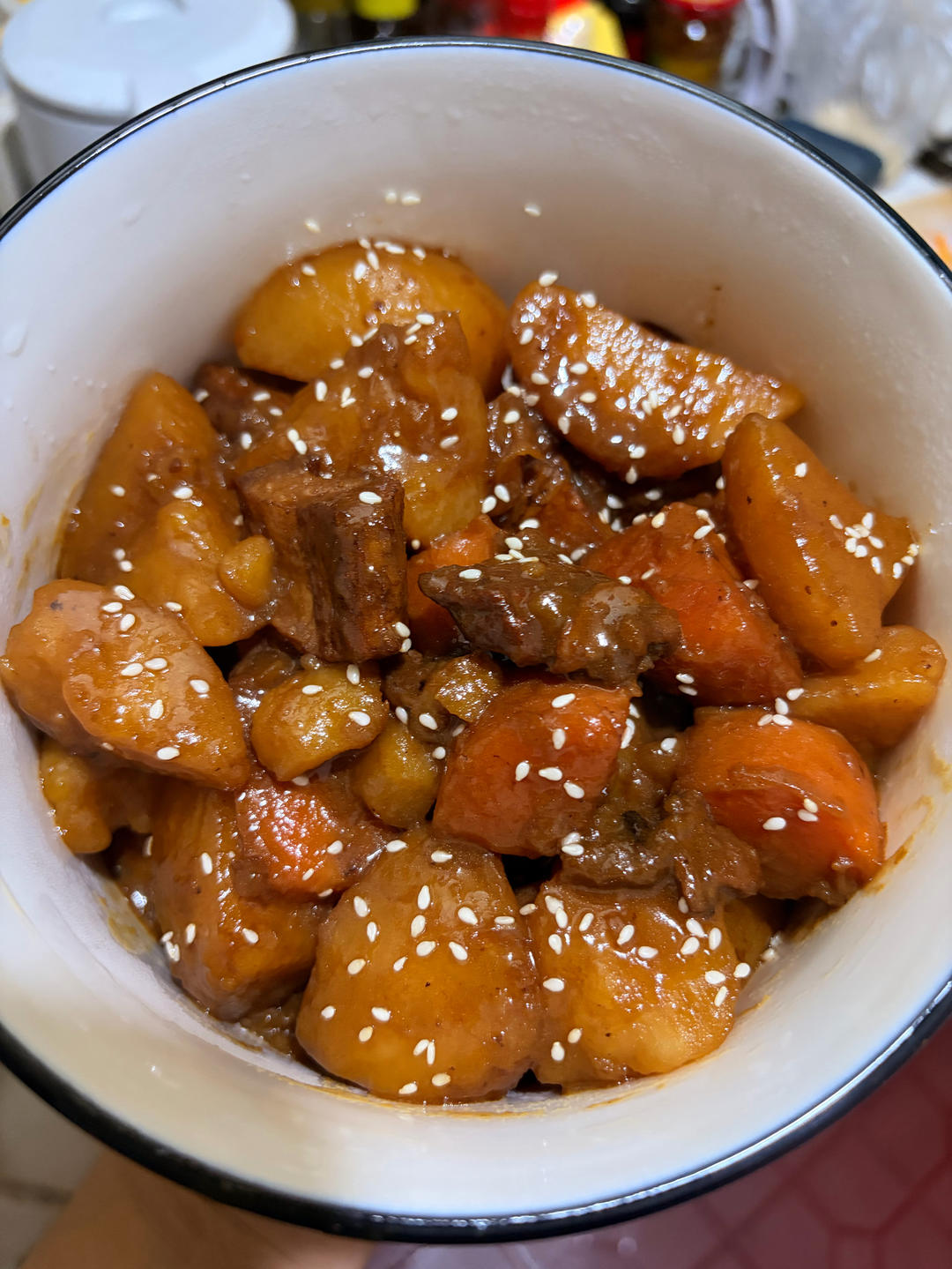 红烧肉炖土豆（丝毫不腻）
