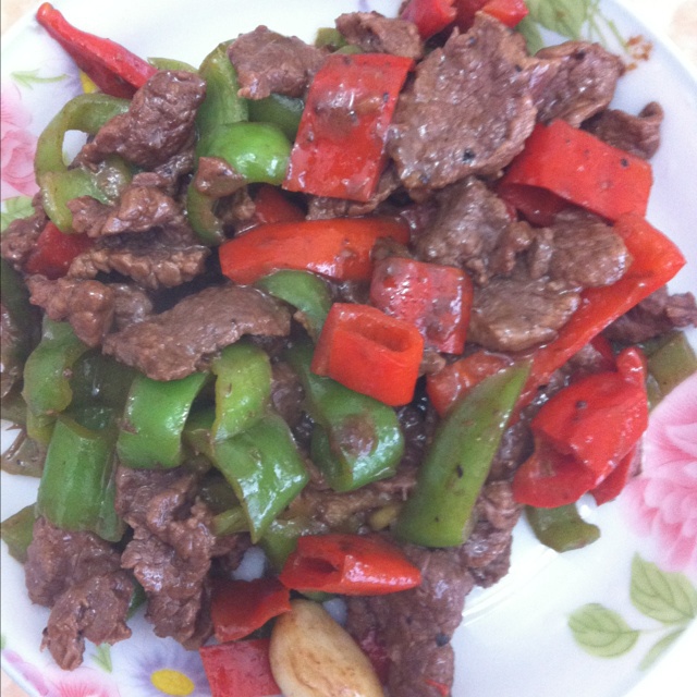黑椒牛柳