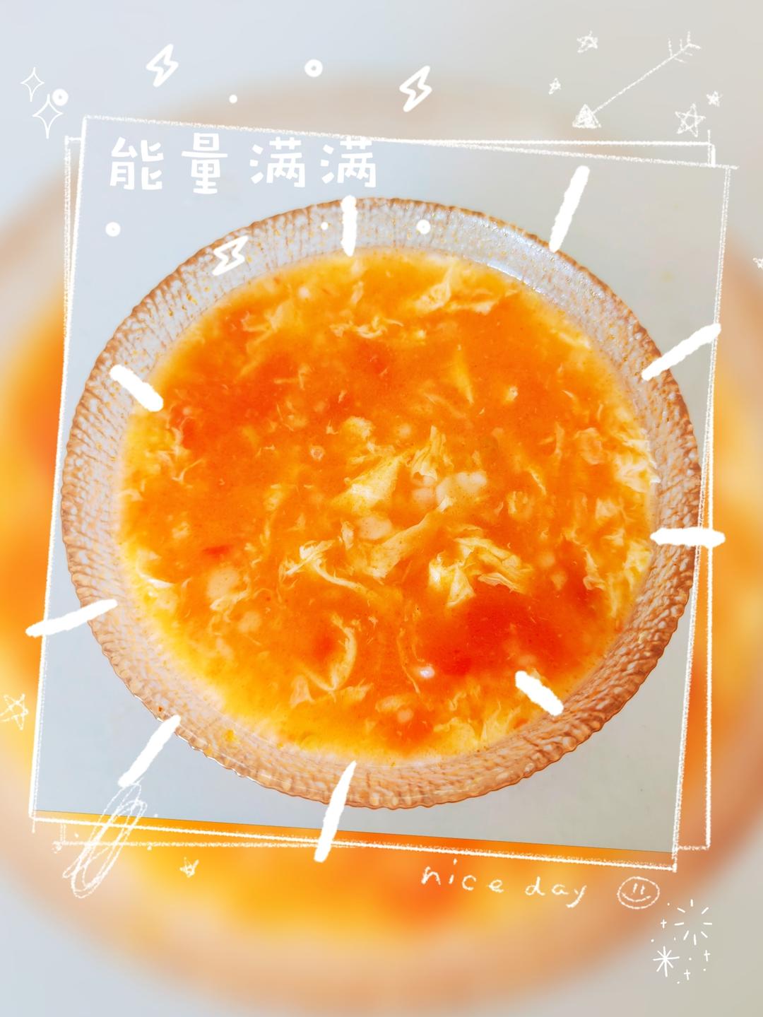 西红柿鸡蛋疙瘩汤
