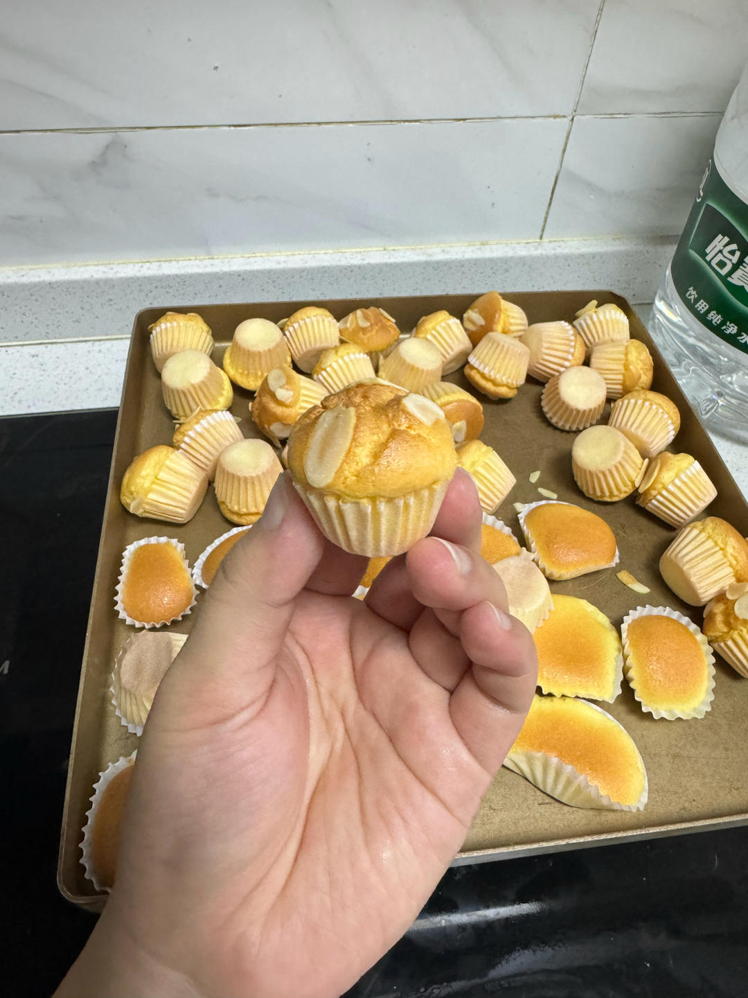 水光肌迷你杯子蛋糕—不塌陷不回缩详细教程