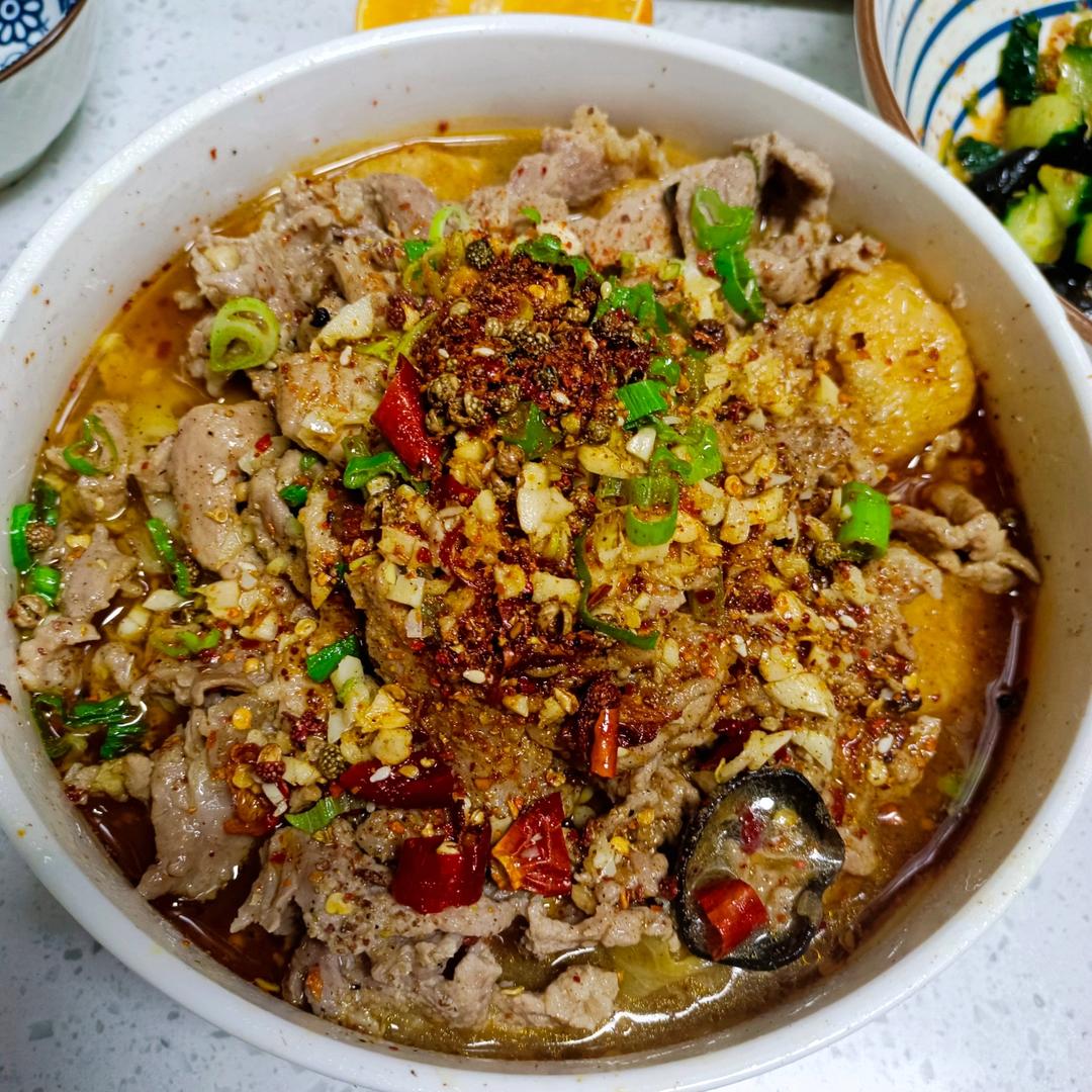 水煮肉片（肯定不翻车）