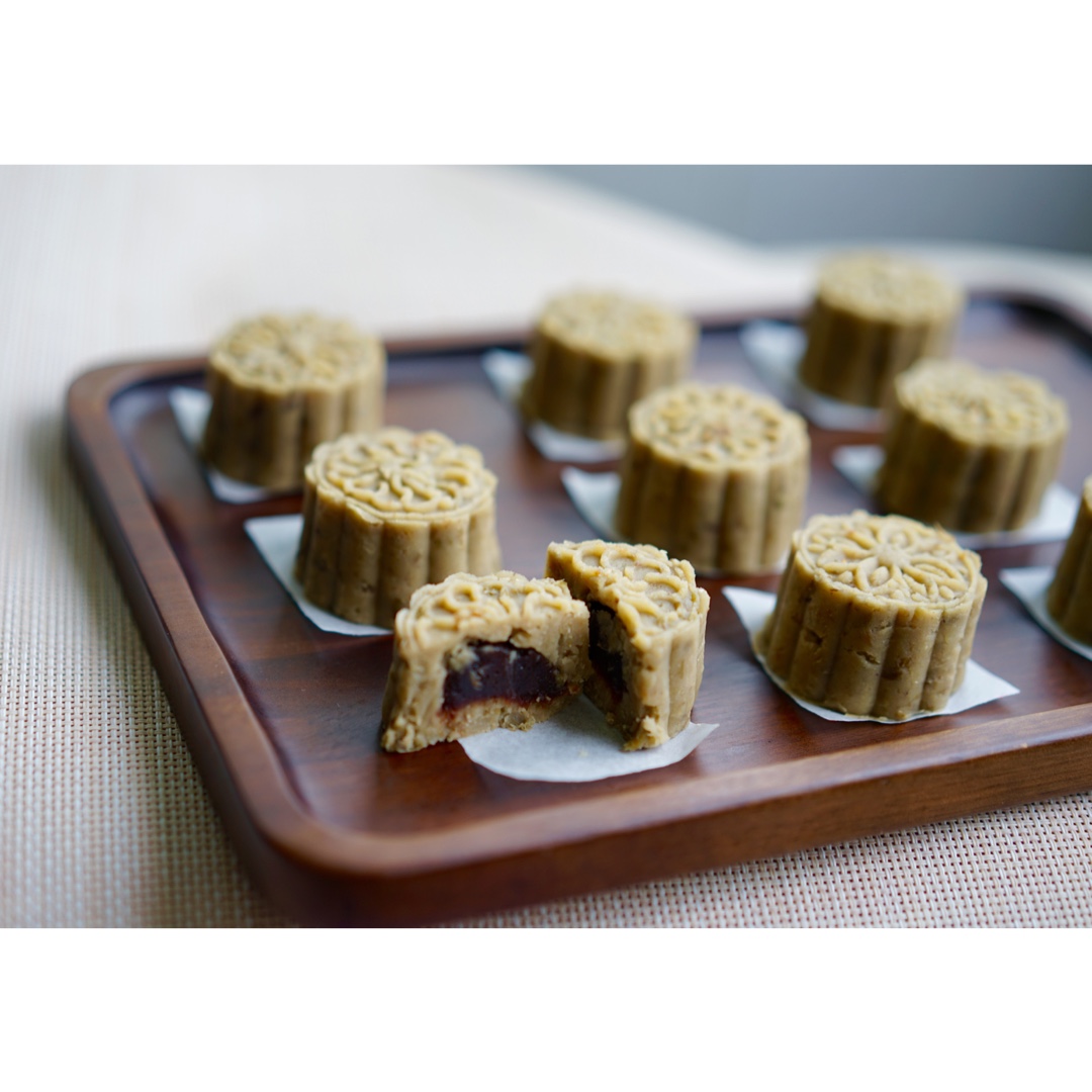绿豆糕～皮绽肉开重组美味