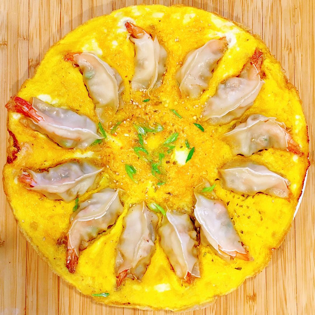 小羽私厨之抱蛋鲜虾煎饺