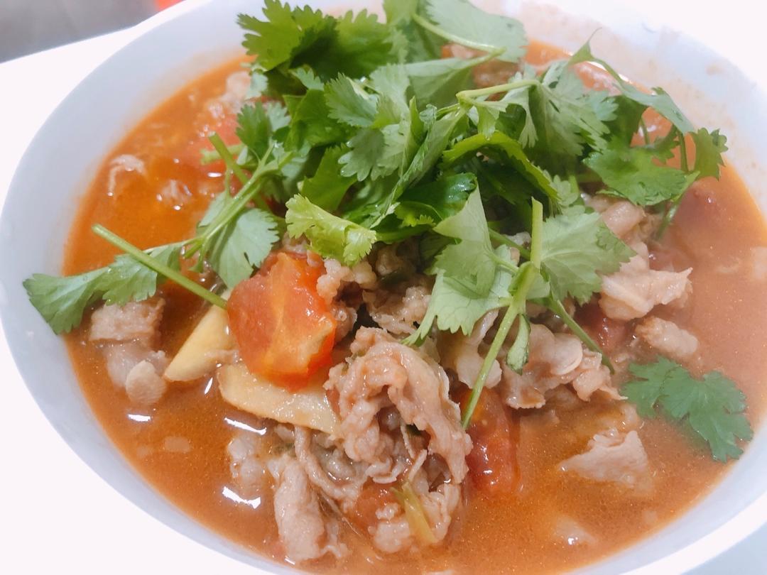 番茄肥牛汤
