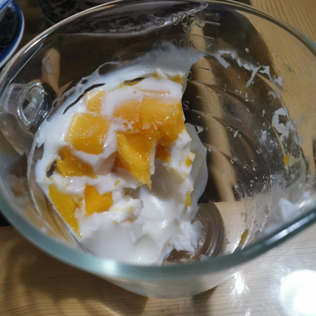 第一次就成功啦@牛奶芒果布丁