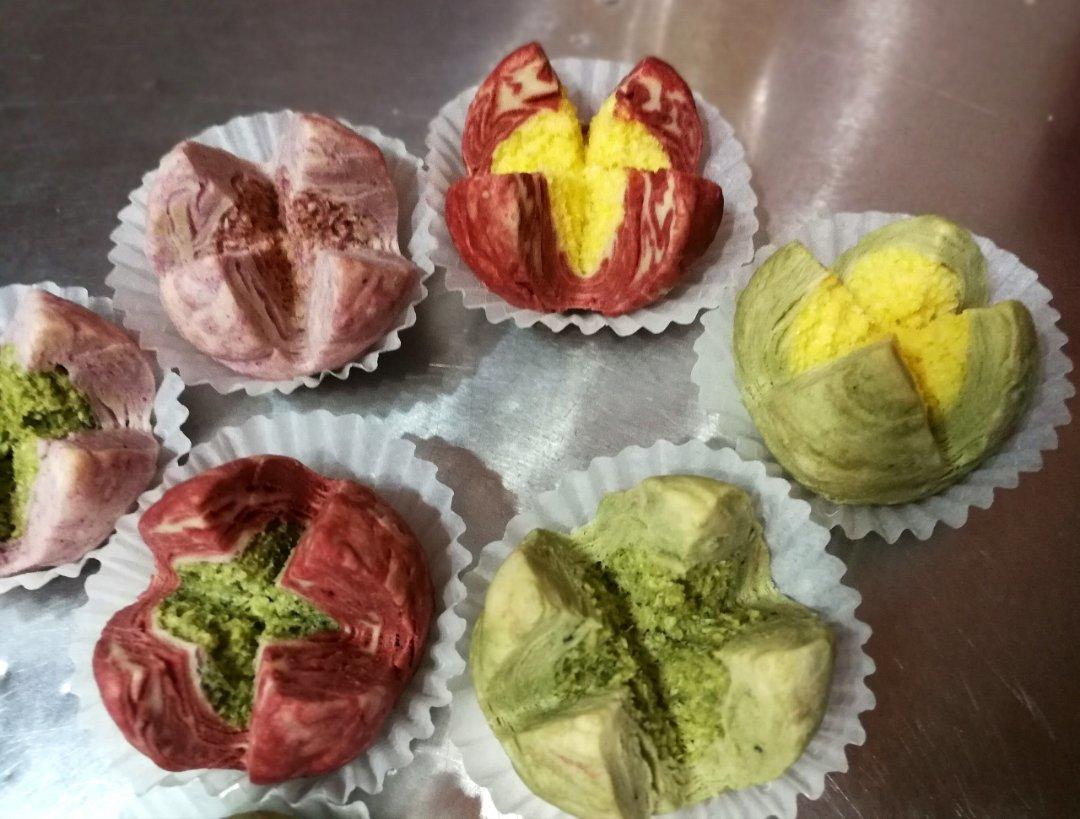 花开富贵之四种口味的椰蓉开口酥