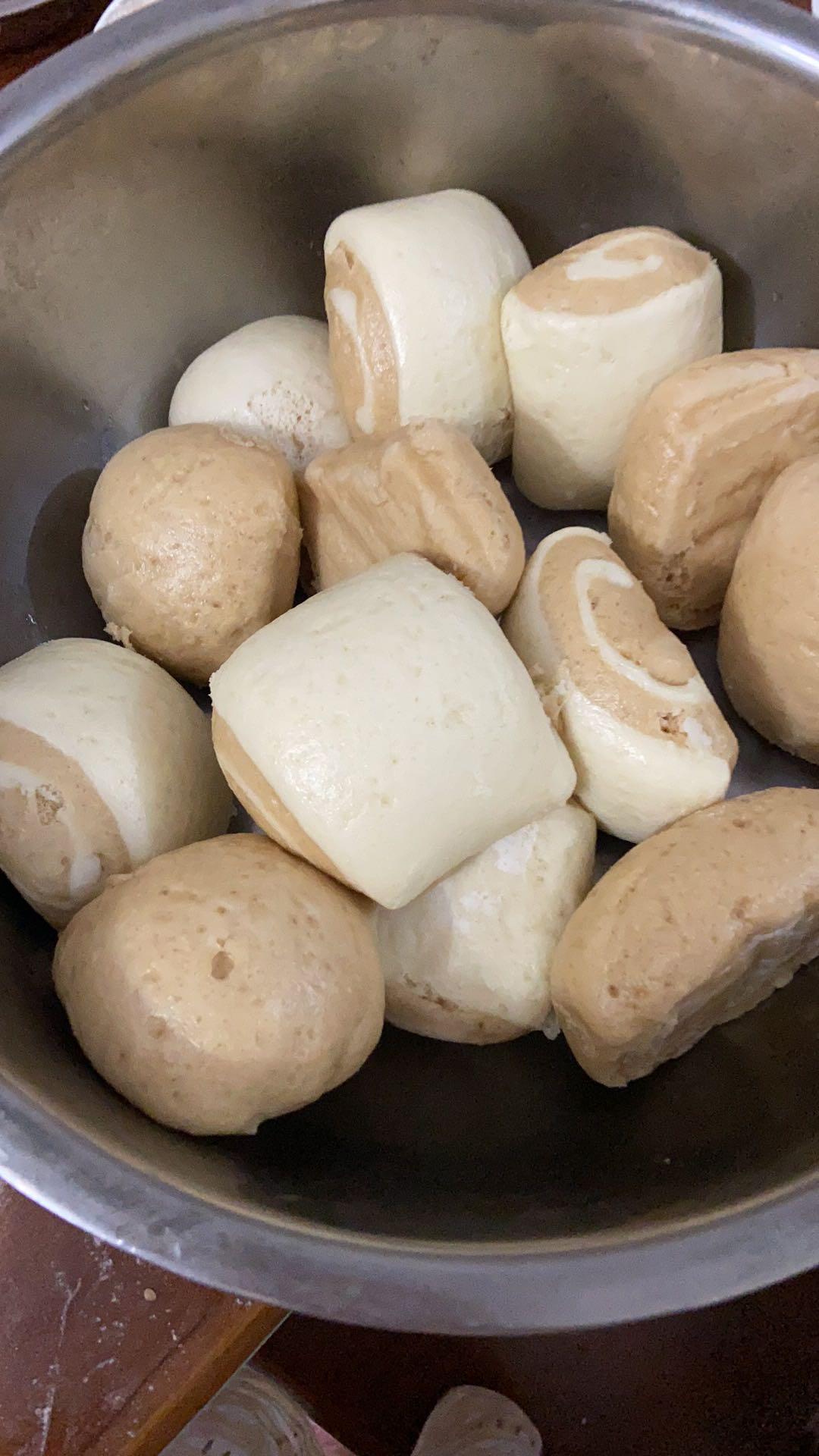 双色馒头的做法