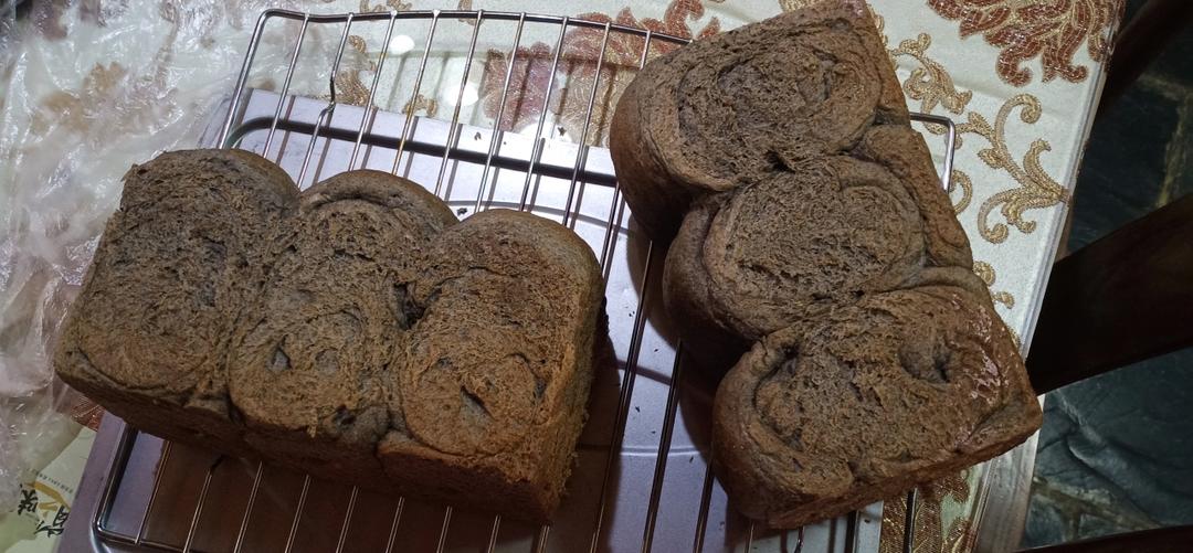 巨好吃‼️浓浓黑芝麻奶香的吐司🍞20%全麦含量超级软