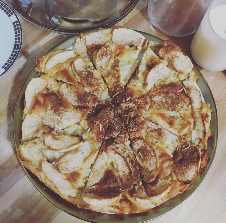 无油红糖苹果蛋糕丨健康·烘焙