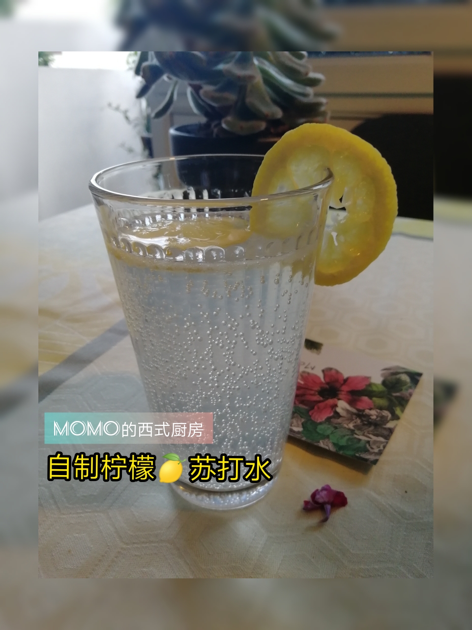 🍋自制柠檬苏打水(健康低糖版）的做法