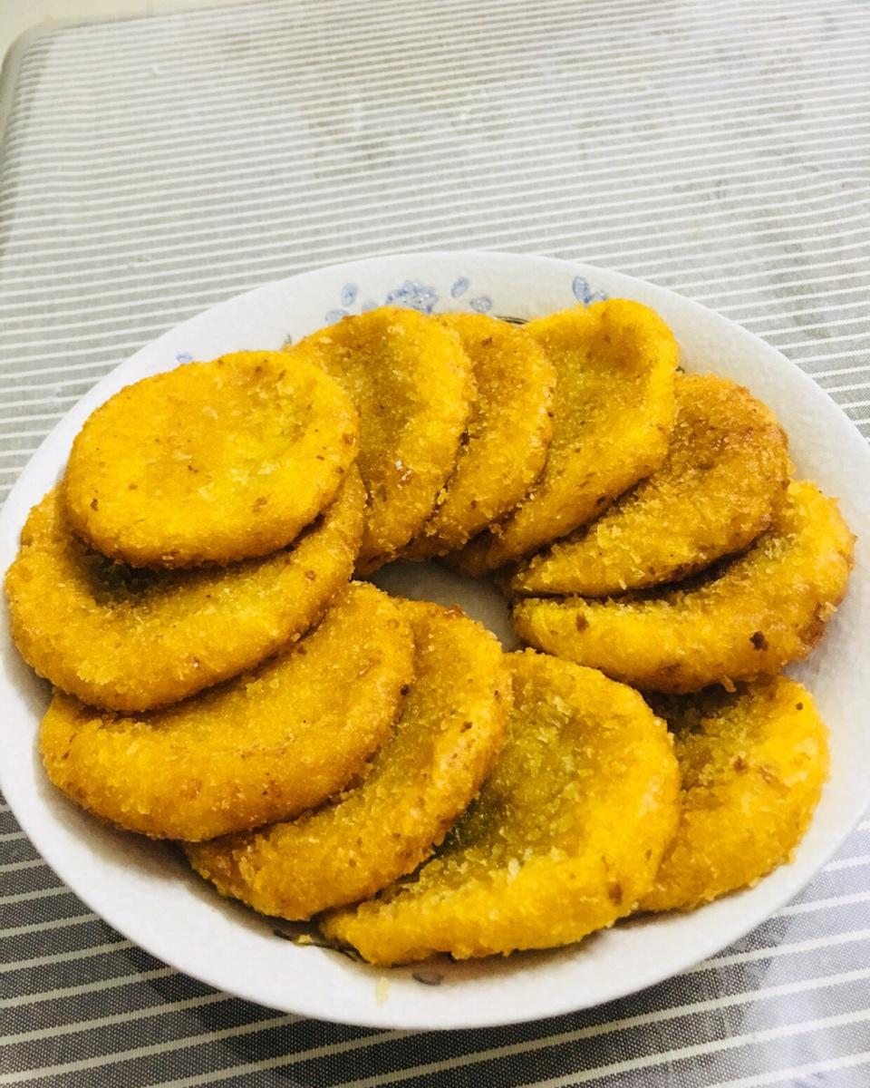 雪花南瓜饼