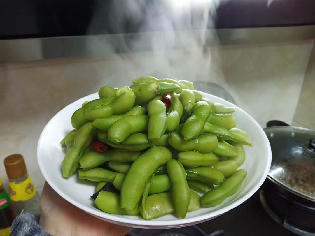 张姐-盐水毛豆（简单快捷下酒菜）