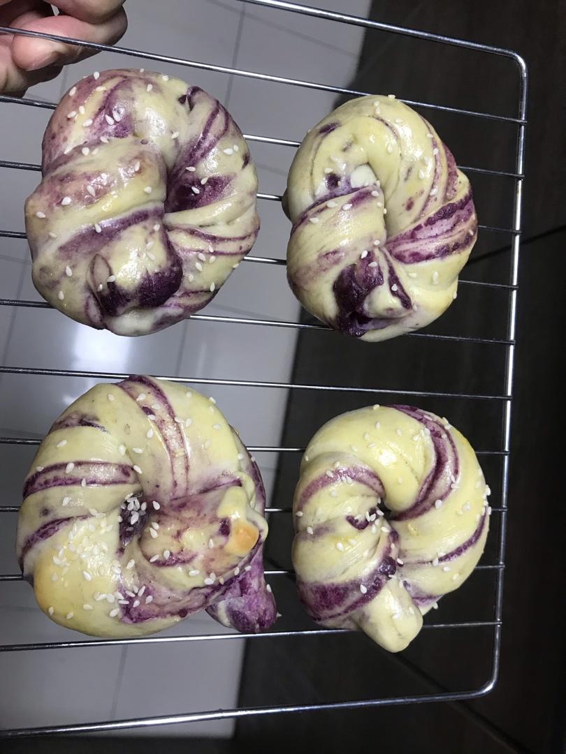 紫薯面包卷（紫薯小餐包）