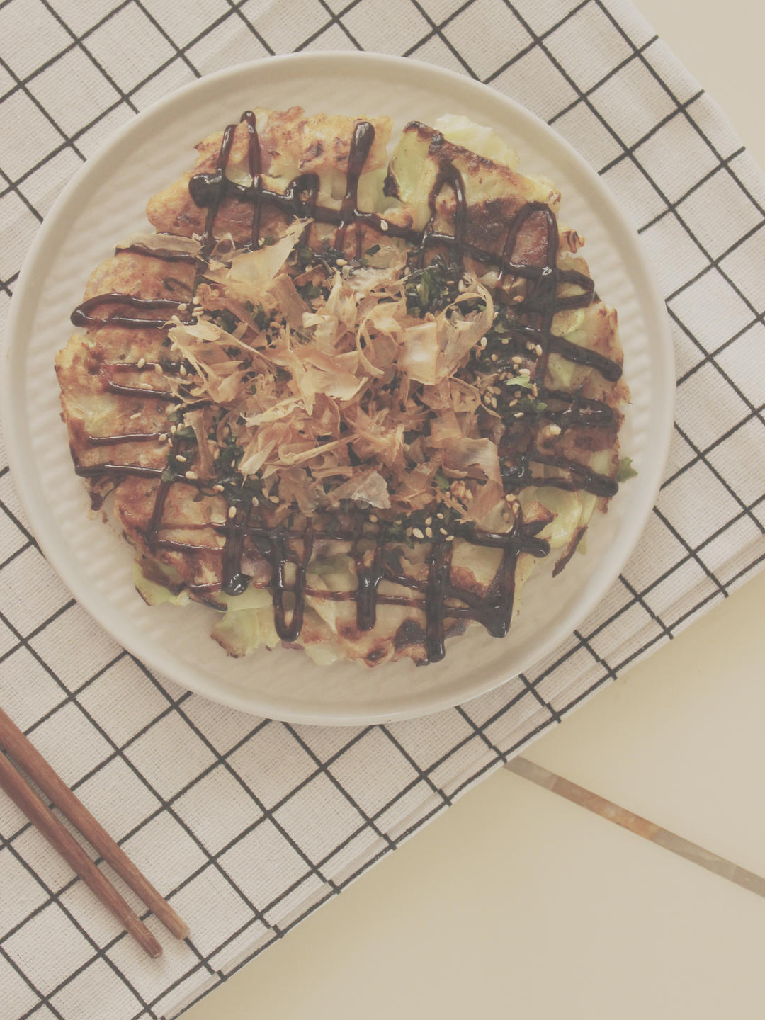 无面粉松软豆腐大阪烧