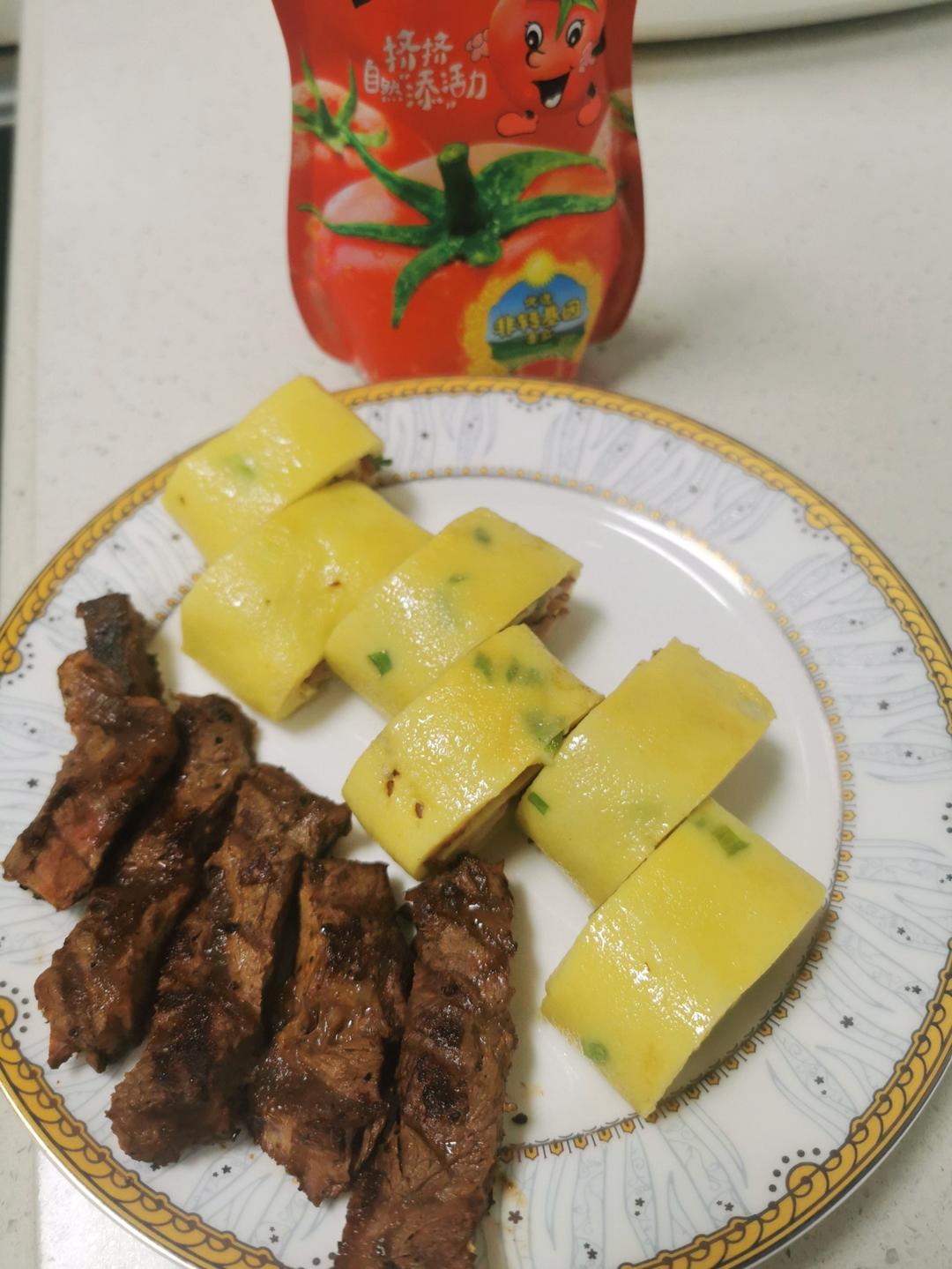 早餐香葱鸡蛋饼