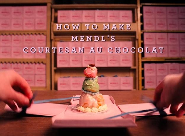 《布達佩斯大酒店》巧克力甜點: MENDL'S COURTESAN AU CHOCOLAT