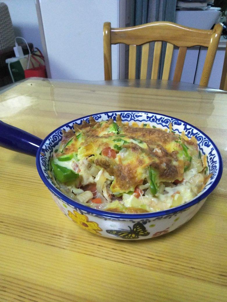 番茄鸡肉浓情焗饭【两人份】