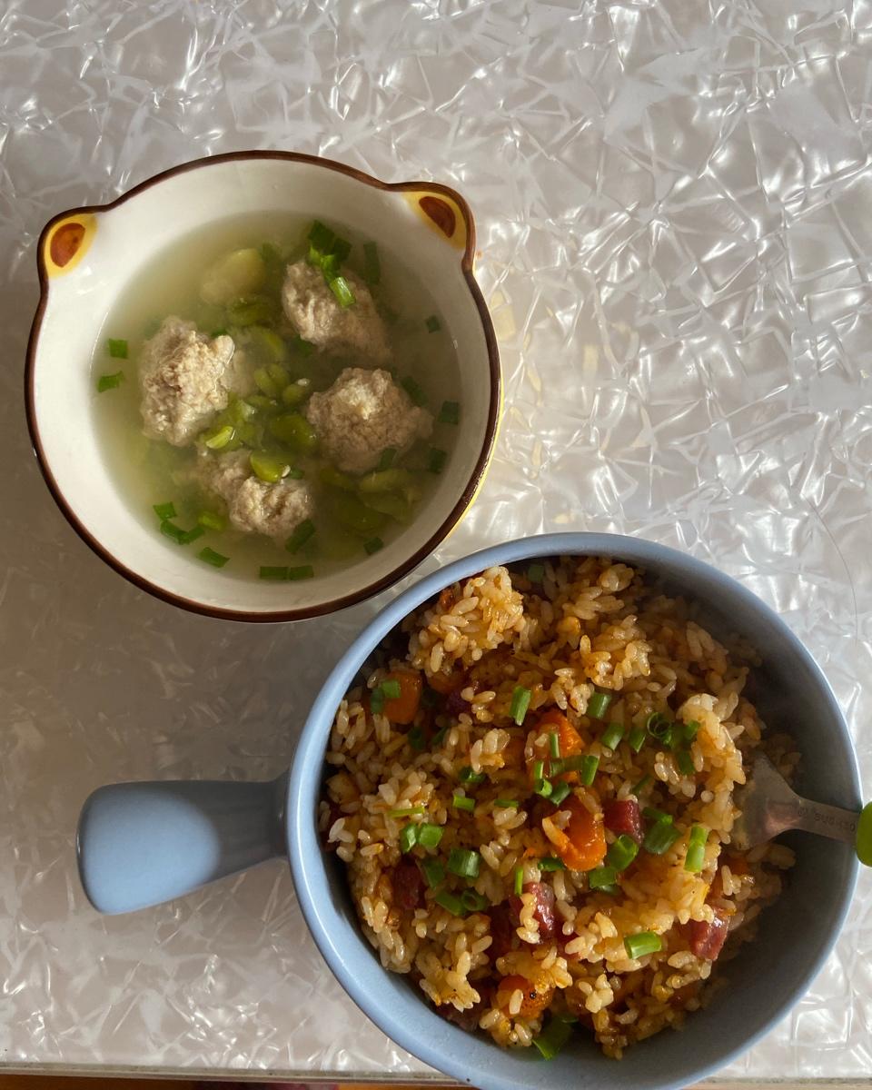 美味到不行的南瓜饭
