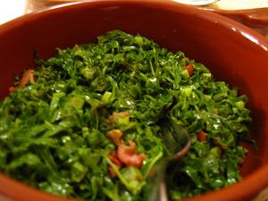 巴西 甘蓝 #巴西国菜# 黑豆炖肉配菜的做法 步骤6