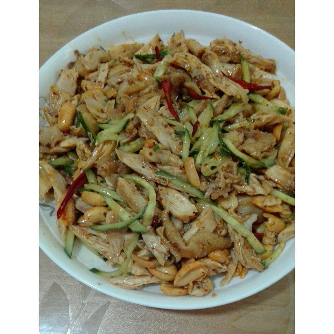 减脂健身｜凉拌手撕鸡丝（香辣&麻油版）