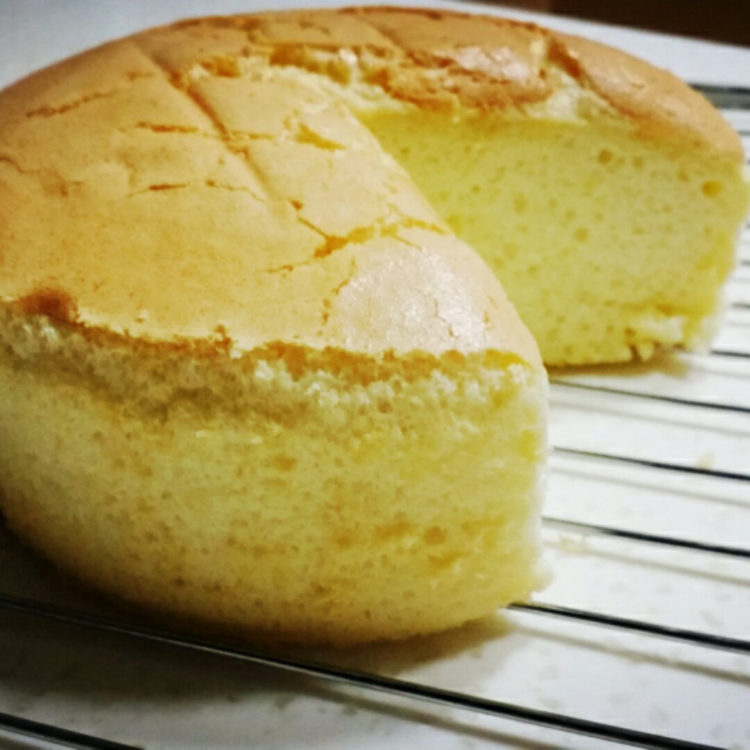6寸原味戚风蛋糕