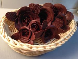 巧克力玫瑰花的做法 步骤14
