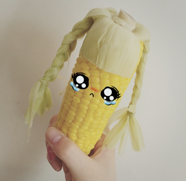 小蘑菇_caroline做的辫子玉米君