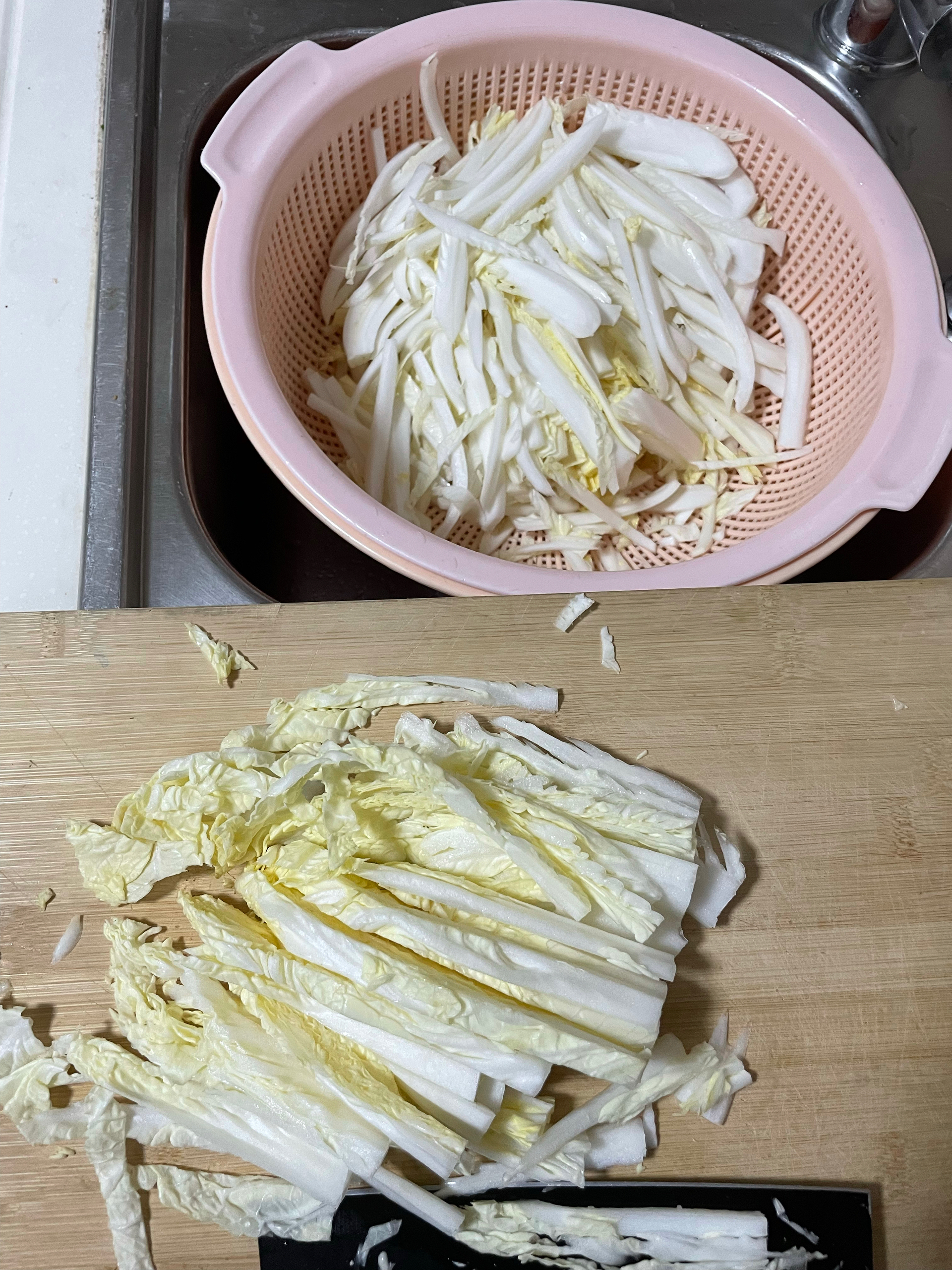 烂糊肉丝 💕上海春卷   黄芽菜春卷的做法 步骤2