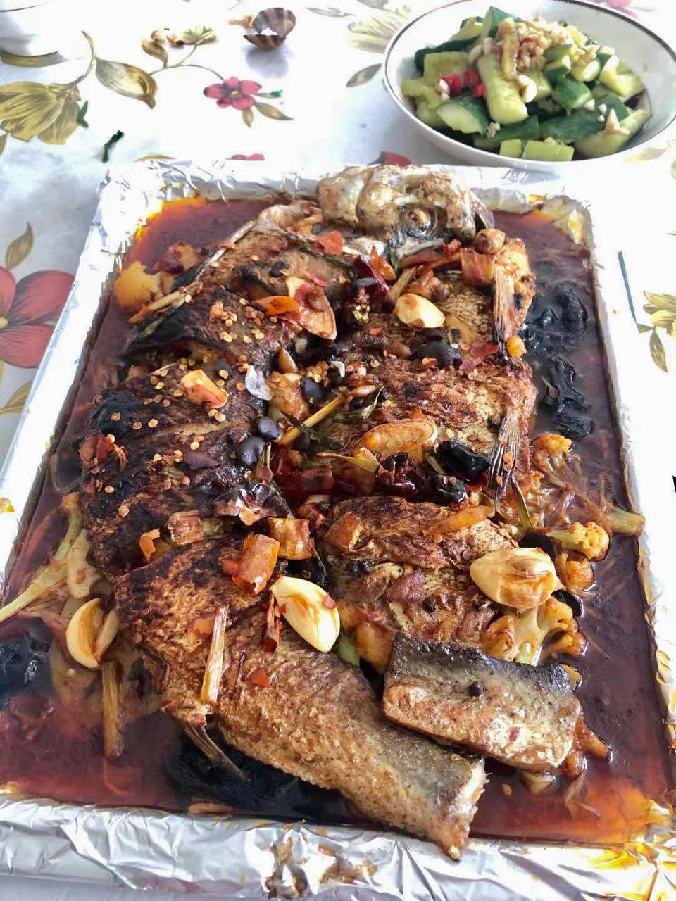 z莹子做的家庭烤箱版烤鱼