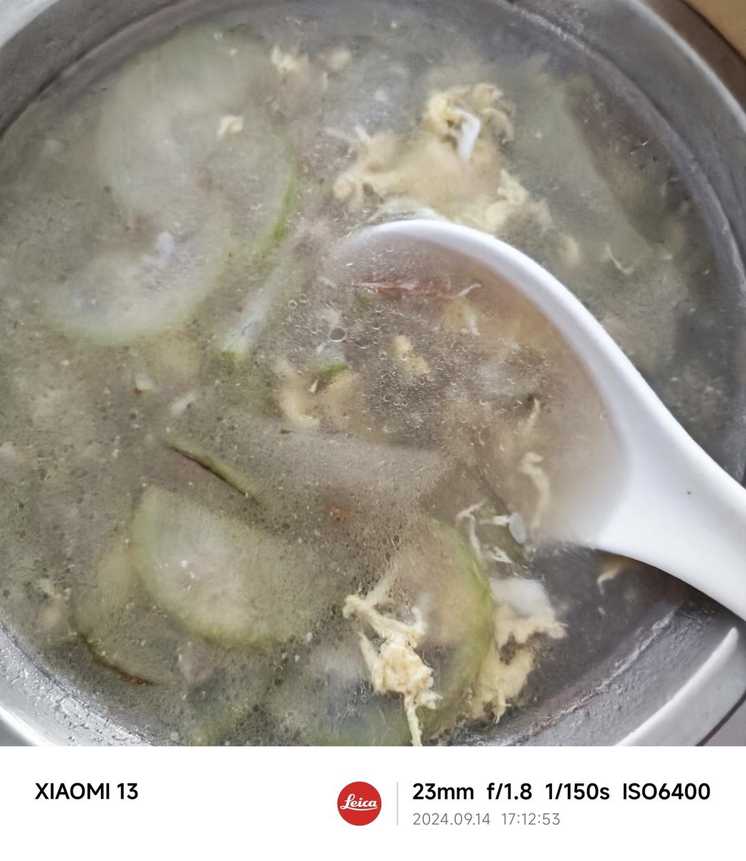 原汁美味「西葫芦鸡蛋汤」