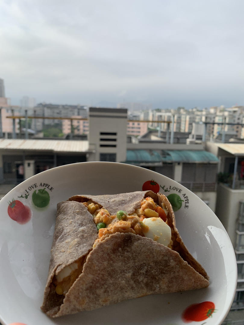 网红全麦口蘑培根烤蛋饼&辣鸡泡菜芝士焗蛋饼【健康一手握】