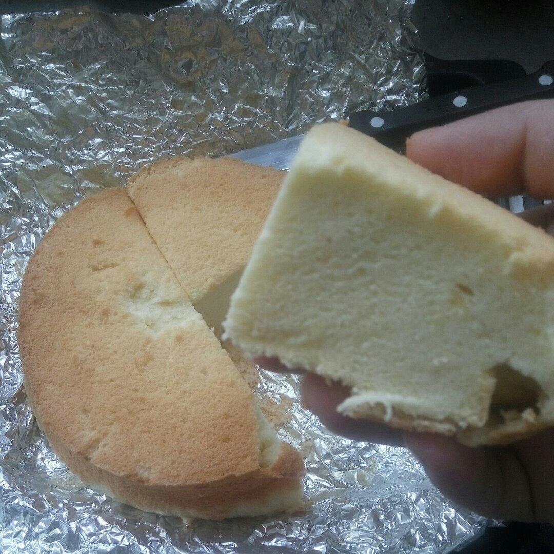 6寸六寸戚风蛋糕，不会失败的方子。哈哈哈