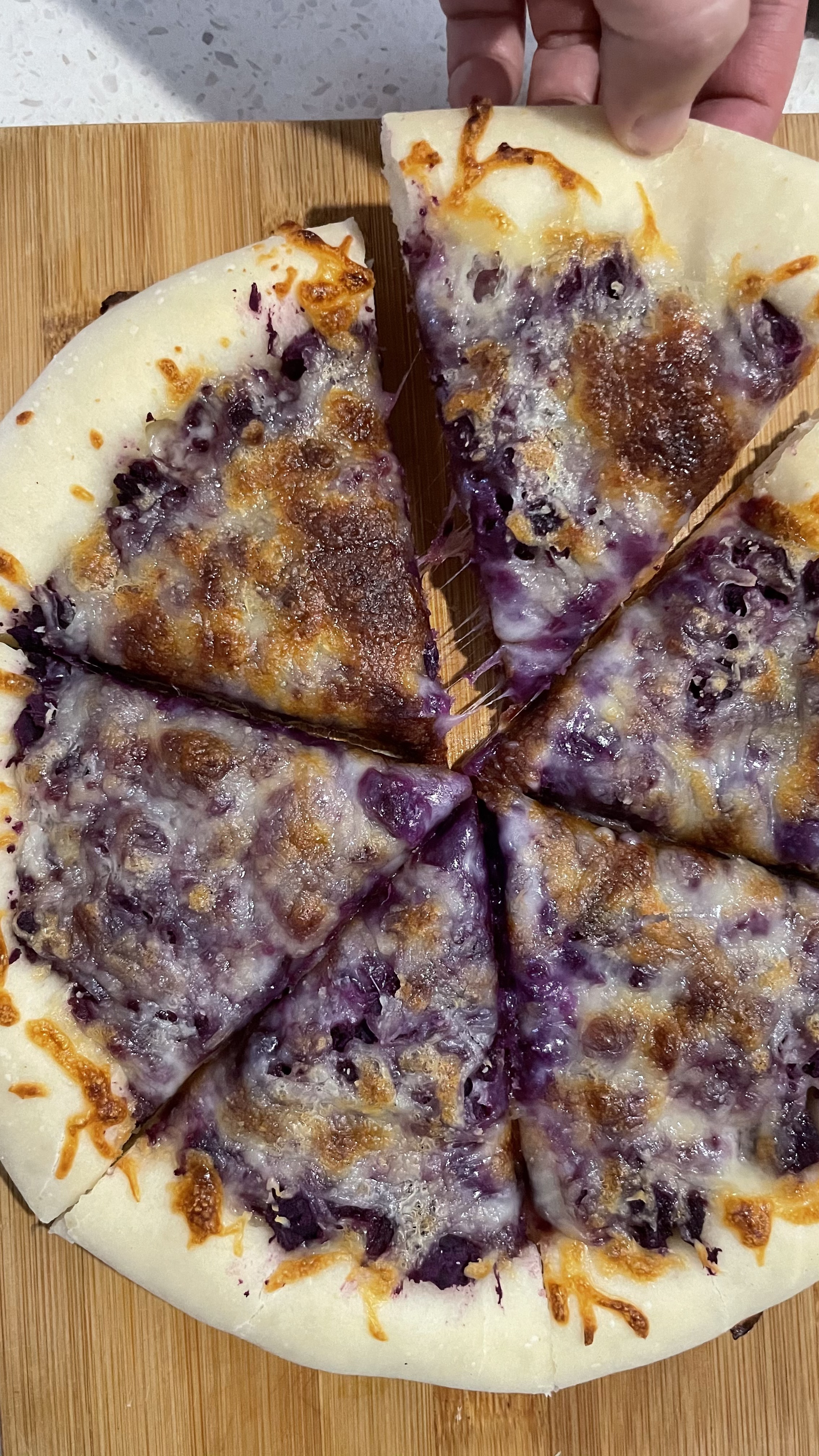 香香软软紫薯披萨