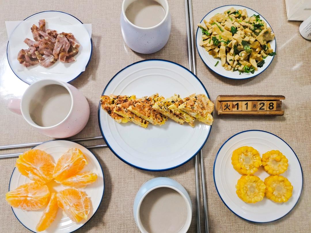 发面鸡蛋肉松饼