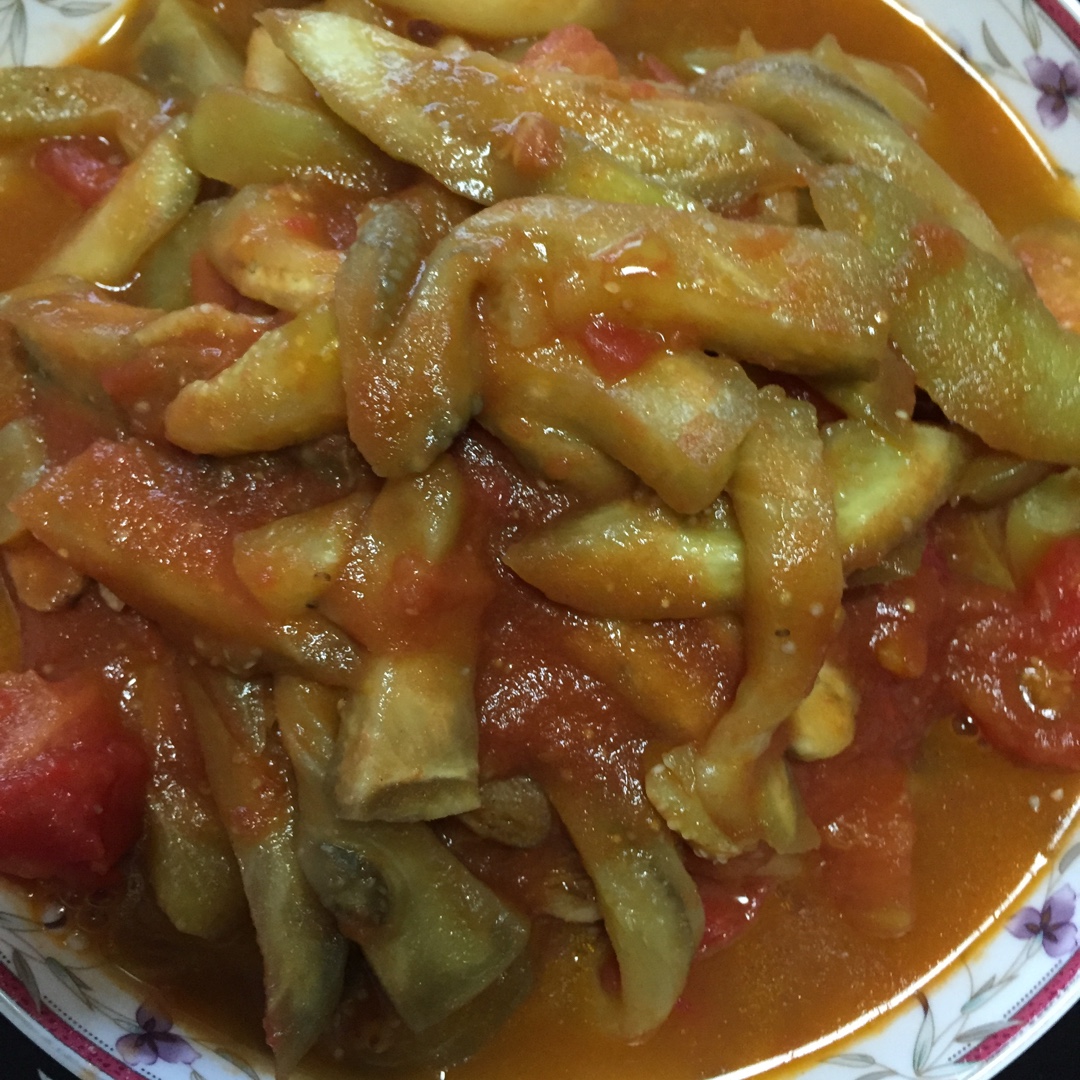 茄子炒西红柿