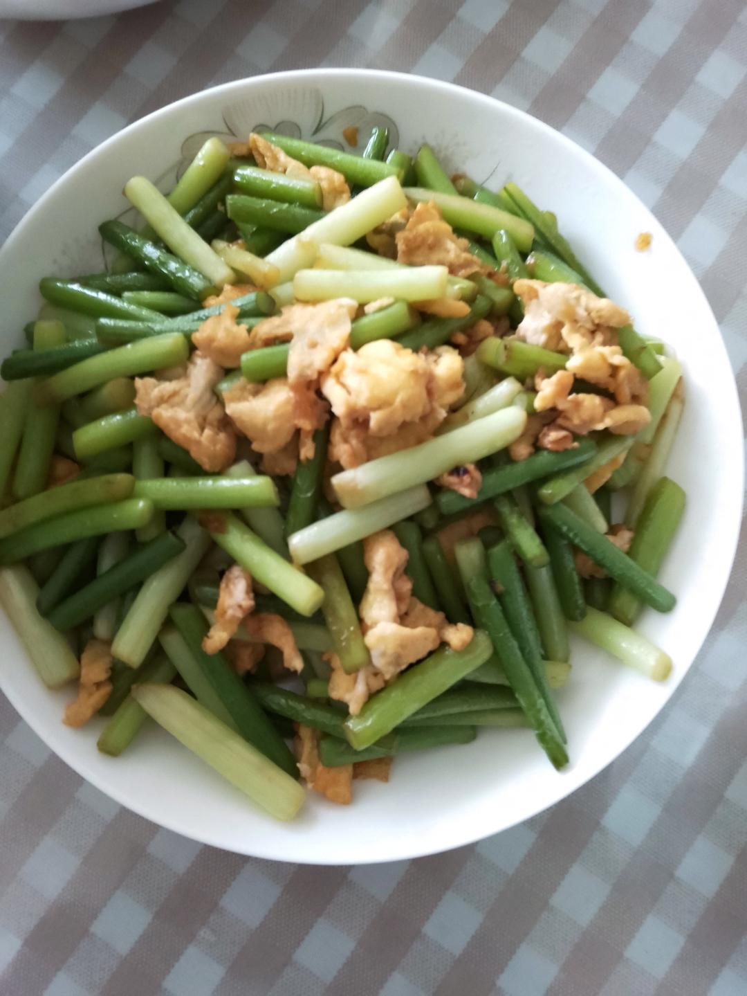 ［超下饭家常菜］蒜苔炒鸡蛋