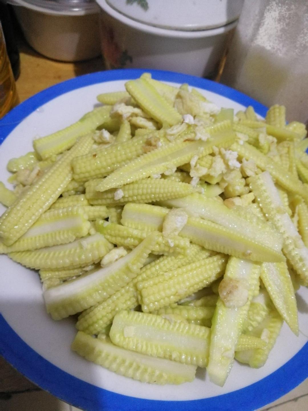 清炒小玉米节