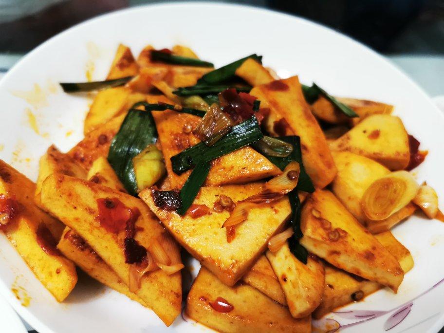 干锅千叶豆腐，千页豆腐