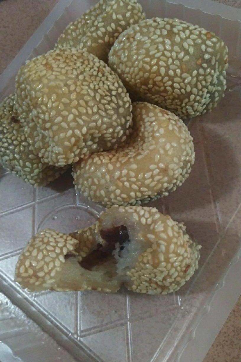 南瓜空心芝麻球