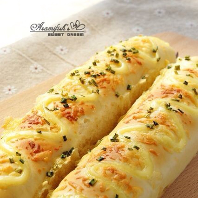 香葱芝士面包条