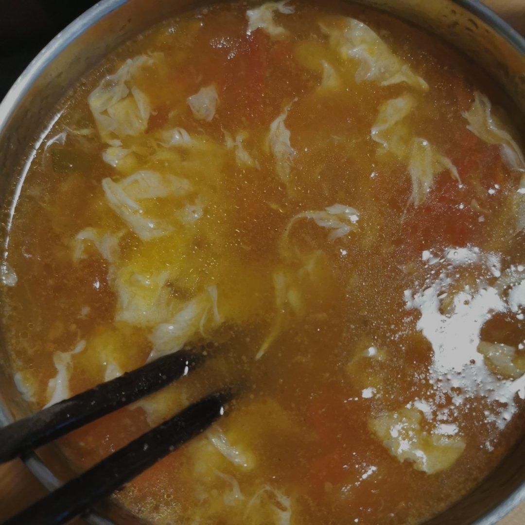 【跟我做不会错】简单又好喝的西红柿鸡蛋汤，家常又营养哦