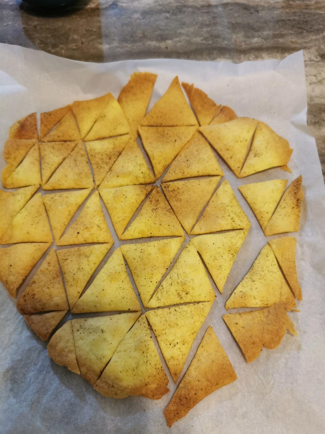 自制椒盐玉米片——非油炸烤箱版