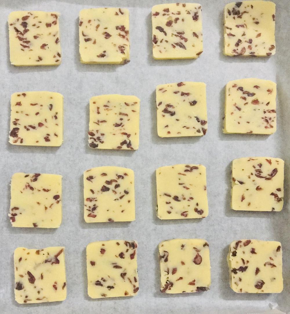 低糖少油版蔓越莓饼干